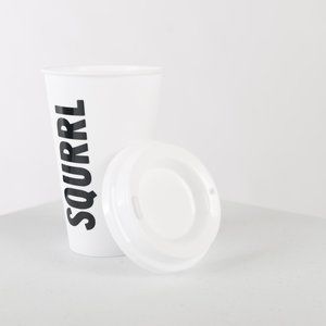 Logo Coffee Cup w/ Lid - Black